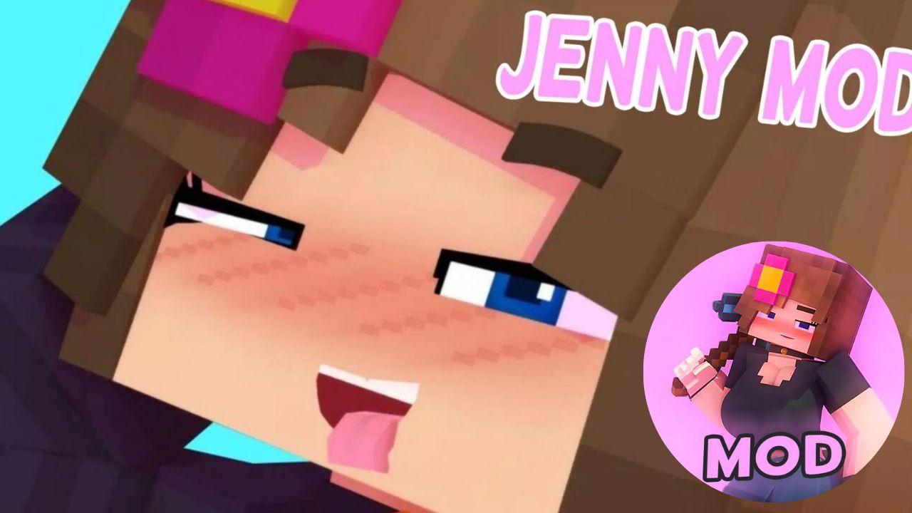 Create a virtual girlfriend Jenny image in Minecraft: Step by step instructions