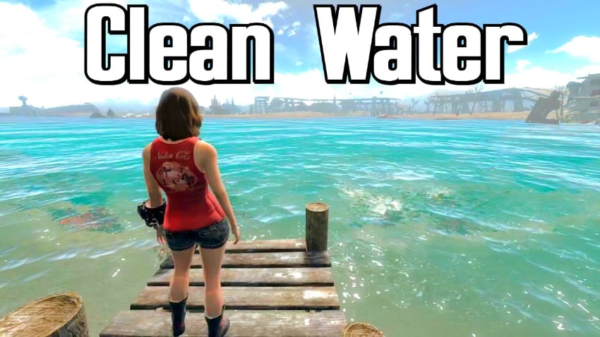 Best Fallout 4 Texture Mods - Clean Water of the Commonwealth