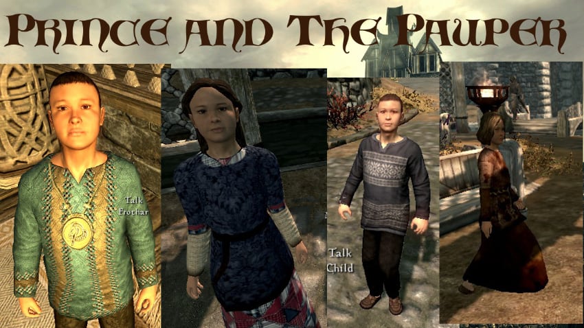 Best Skyrim Clothing Mods - Prince and the Pauper