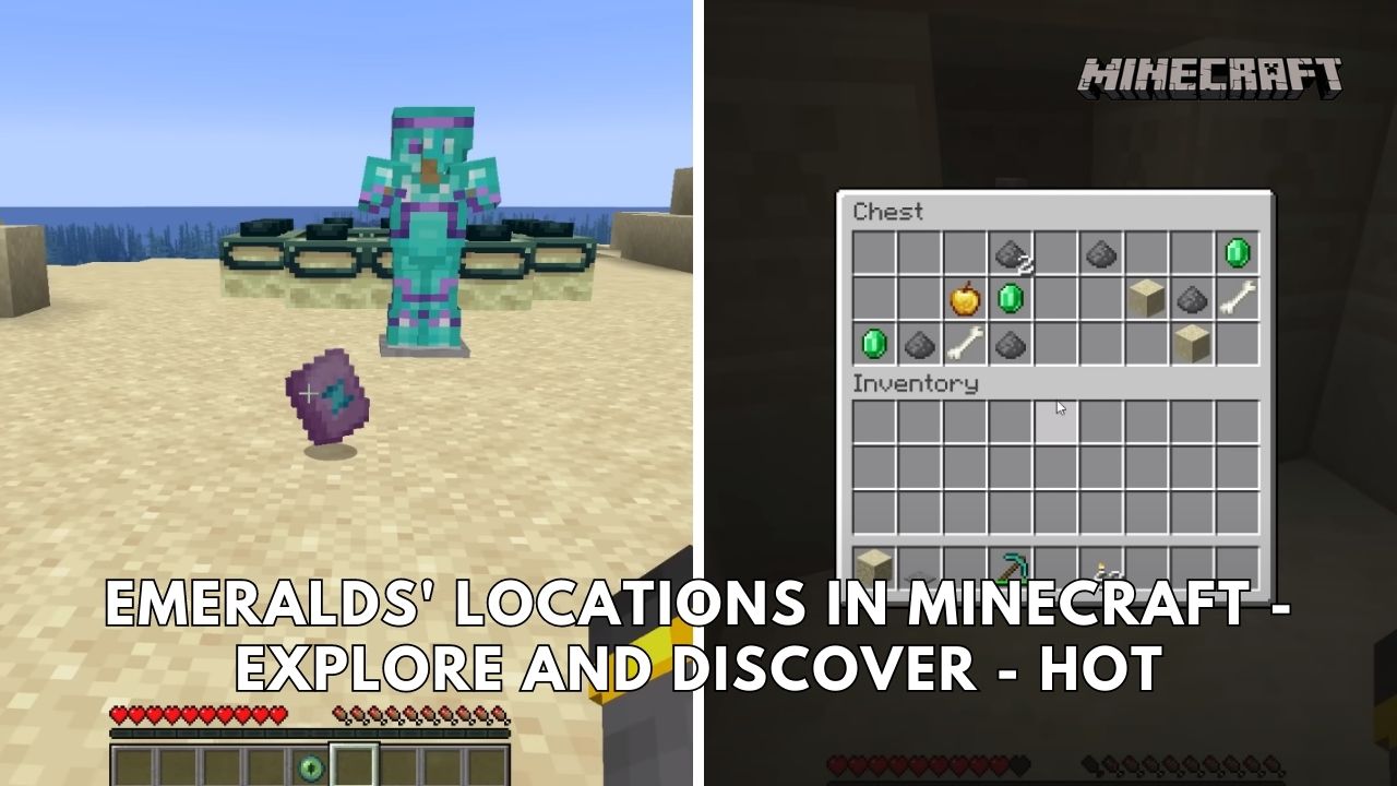 Emeralds' Locations in Minecraft - Explore and Discover - Hot