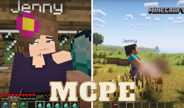 Jenny mod MCPE (1.20, 1.19) – Beautiful and charming girlfriend (Free)